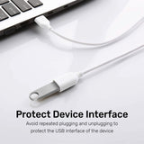 ARIZONE CABLE EXTENSION USB 3M White Male A to Female A Extension Cable for Laptop/PC/Printer/Scanner/Display