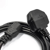 UP Desktop Power Cable 1.5M BLK Desktop Power Cable - Reliable Pure Copper Wire for Computers, TVs, Monitors, and More