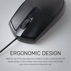 UP M302wired Mouse, Black