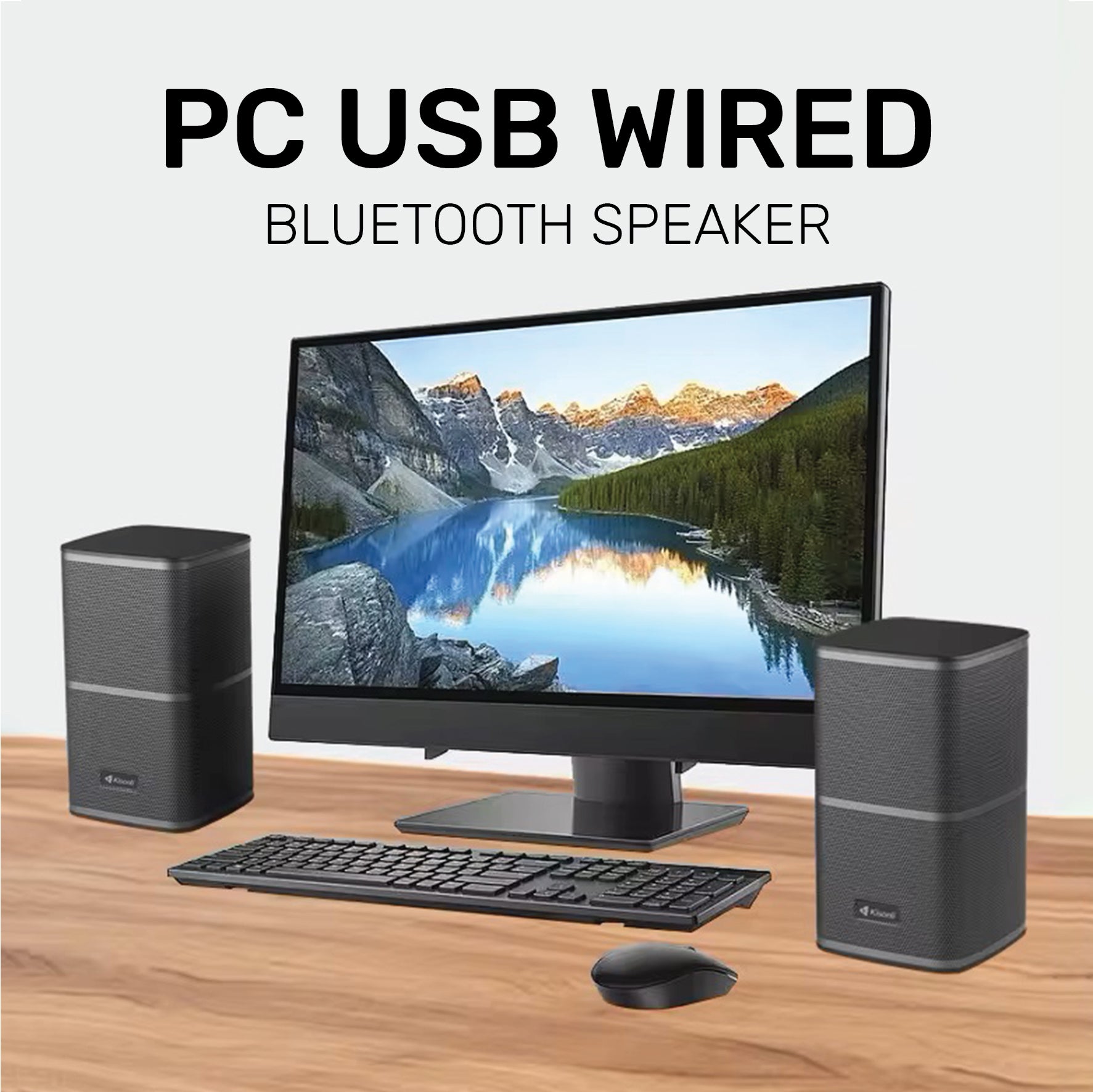 Arizone® Portable Laptop/Desktop USB 2.0 Powered Multimedia Speaker with AUX Input, deep bass 3.5mm Audio Input