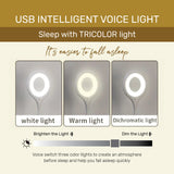 Arizone® USB Voice Control Night Light,Smart Voice Controll LED Lamp, Bathroom, Hallway, Nursery, Kitchen, Car,Camping Tent, working |No APP Needed| Plug and use.