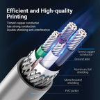 ARIZONE CABLE PRINTER USB 10M WHITE High Speed Cable Printer for HP, Canon, Scanner Cable A USB Male to B Printer Male (Compatible with Computer, Printer, White)