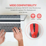 UP M15Wireless Optical Mouse, USB Computer Mouse for Laptop, PC