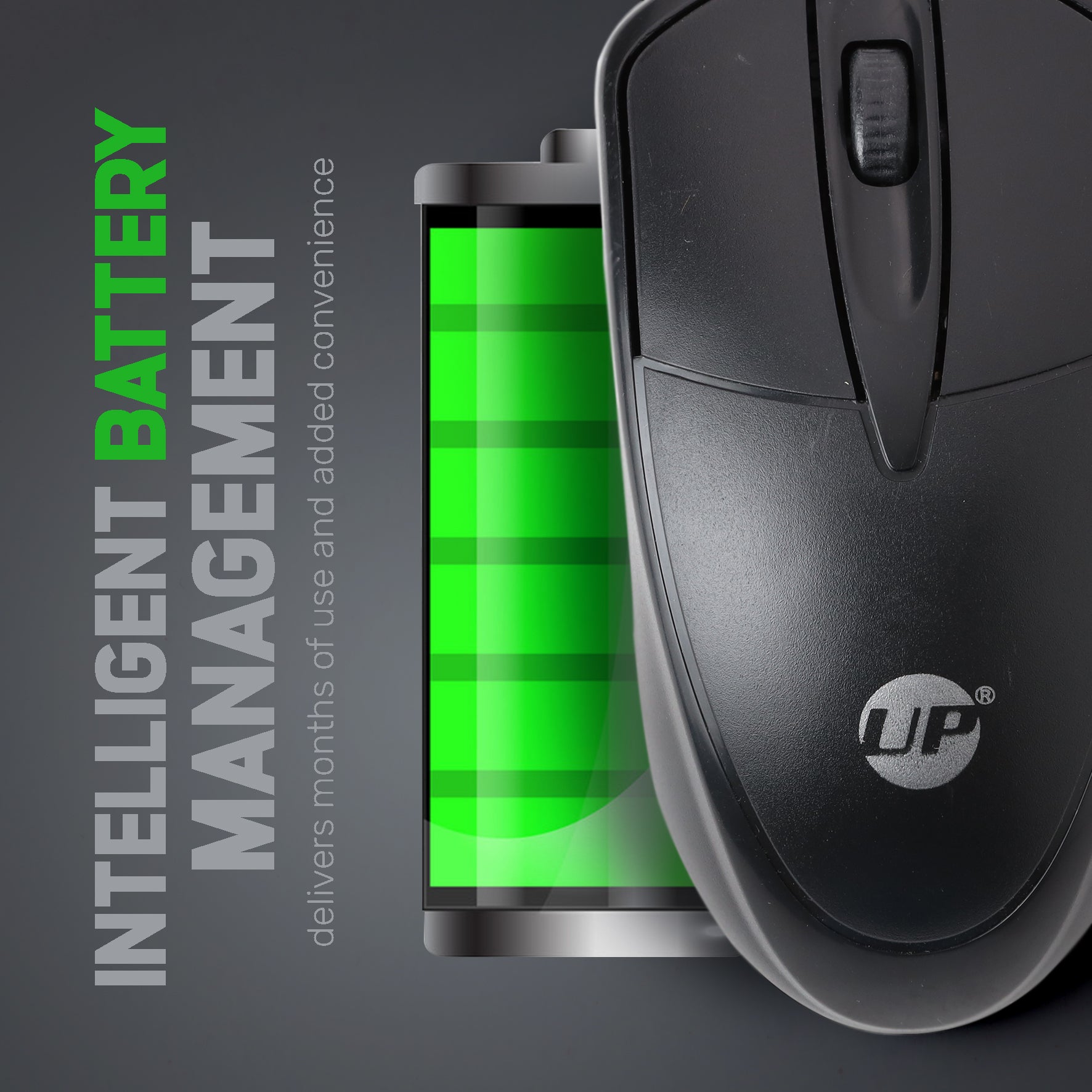 UP M305 Wired Mouse,Black  USB Wired Computer Mouse with Ergonomic Design