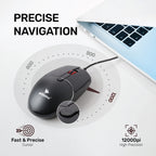 Arizone® USB 1000PRO Wired Mouse Ergonomic Office Mouse Optical Tracking