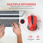 UP M15Wireless Optical Mouse, USB Computer Mouse for Laptop, PC