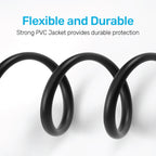 ARIZONE AUDIO CABLE MICROPHONE EARPHONE 30CM AUX 3.5M/2*3.5F BLK Microphone 3.5mm Stereo Audio Male to 2 Female Headphone Mic Splitter Audio Adapter for PS4/PS5 Laptop- 0.2M Black