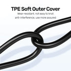 ARIZONE Audio Cable 1*1 1.5M BLK Gold Plated Design Audio Adapter Audio Lead, Car Auxiliary Audio cable Cord Stereo Jack Cable ( 1.5 Meter)