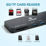 Arizone® USB HUB XL-5016 (5 PORT COMBO) 1*USB 3.0/2*USB 2.0/1*SD/1*TF