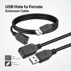 UP CABLE EXTENSION USB 1.5M BLK