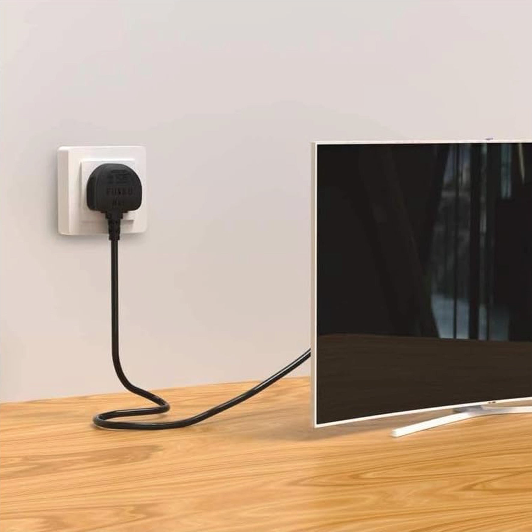 UP CABLE POWER DESKTOP 1.5M BLK