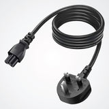 UP CABLE POWER LAPTOP 1.5M BLK