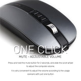 Arizone® Wireless Mouse S09 Bluetooth 2.4G USB Adapter Ultrafast Scrolling Tablet Mouse