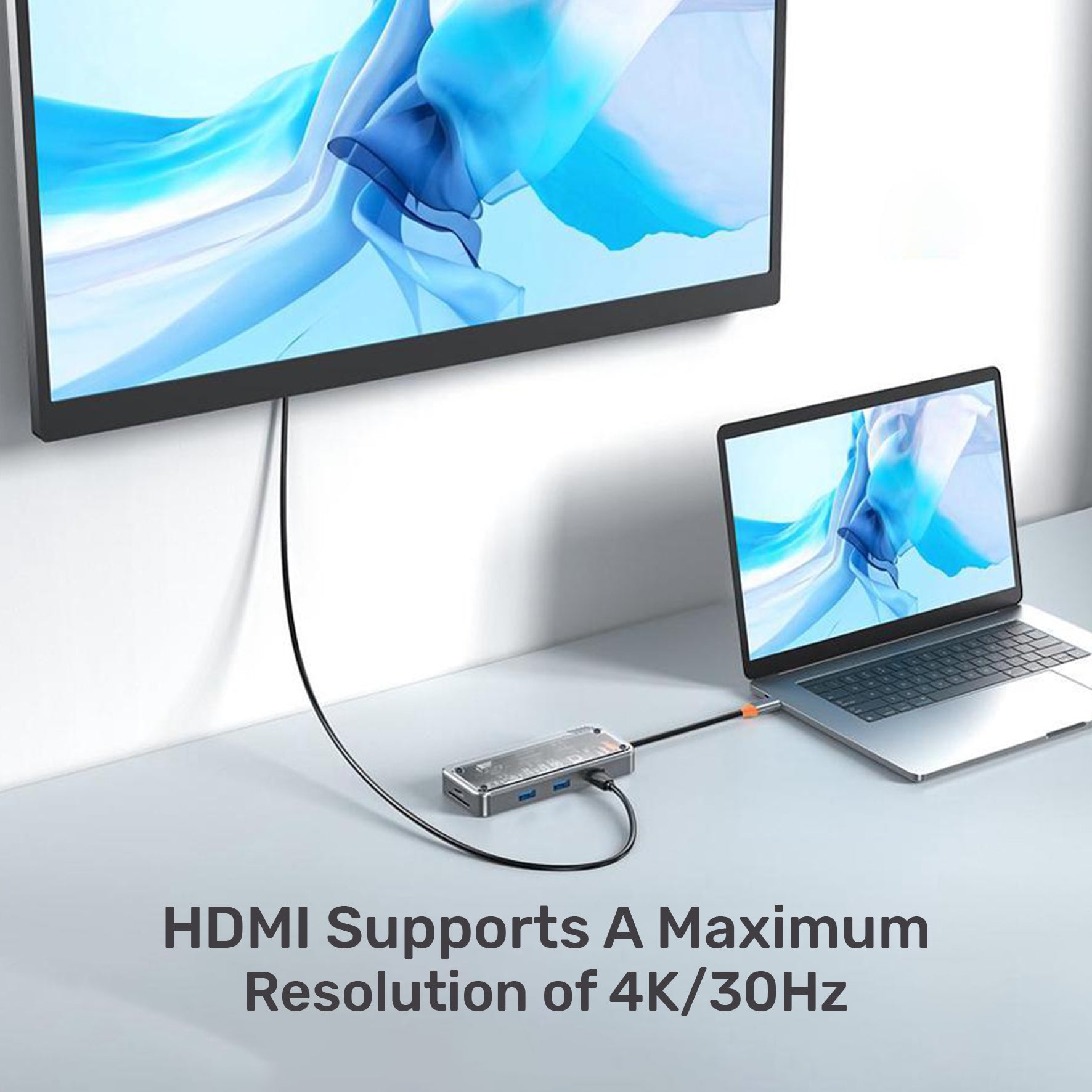 موزع USB Arizone® SW10V (10 في 1) 1*USB 3.0/2*USB 2.0/HDMI/RJ45/VGA/USB-C PD/SD/TF/3.5 مم 100 ميجابت في الثانية