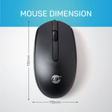 UP M10 Wired, USB Optical Mouse, Black