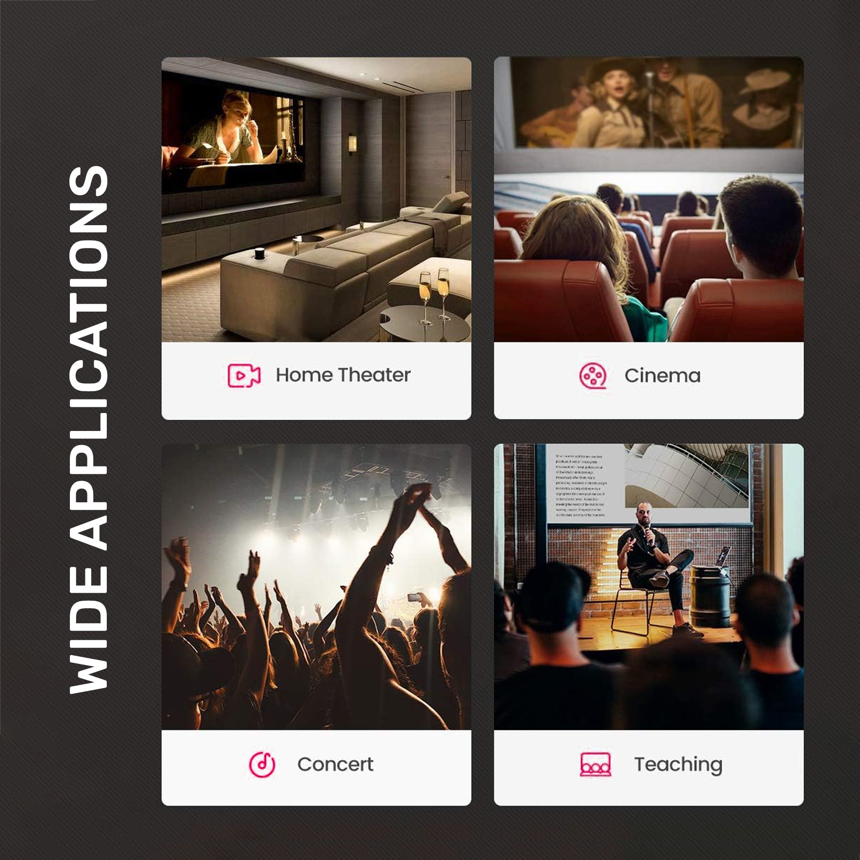 ARIZONE Audio Cable 2*1 1.5M BLK 3.5mm Aux to 2 RCA Adapter Audio Cable for Stereo Speaker or Subwoofer with Gold-Plated Plugs,  Black