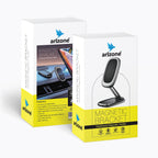 Arizone®  Magnetic Car Cell Phone Holder,Foldable and 360° Rotation, 8 Strong Magnets, Suitable for All Phones