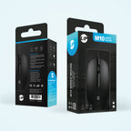 UP M10 Wired, USB Optical Mouse, Black