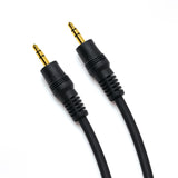 ARIZONE CABLE AUDIO 1*1 1.5M BLK Gold Plated Design Audio Adapter Audio Lead, Car Auxiliary Audio cable Cord Stereo Jack Cable ( 1.5 Meter)