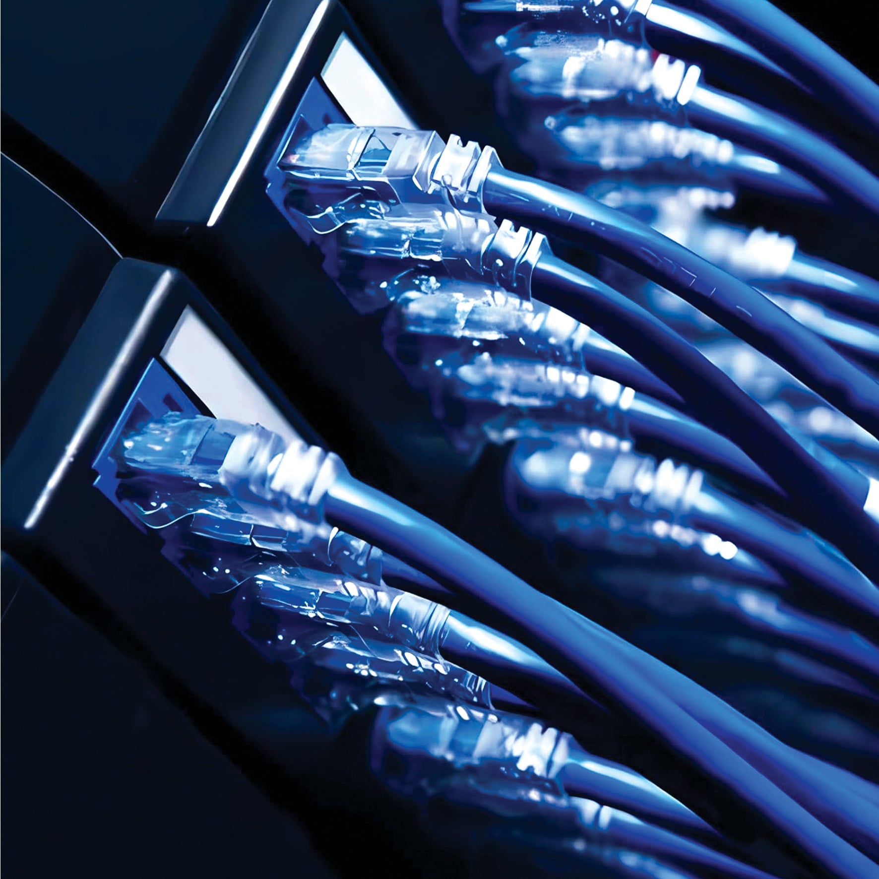 UP CAT6 BLUE CABLE LAN 3 AWG Communication Networking -(UTP) Cat 6 Self Roll-up Reels HIGH-SPEED cable