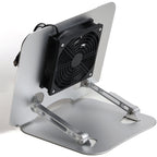 Arizone® Laptop Cooling Pad NB68 v3.1, Laptop Cooler with 1 Quiet Fans for 15.6-17 Inch Gaming Fan Stable Stand, 7 Height Adjust,