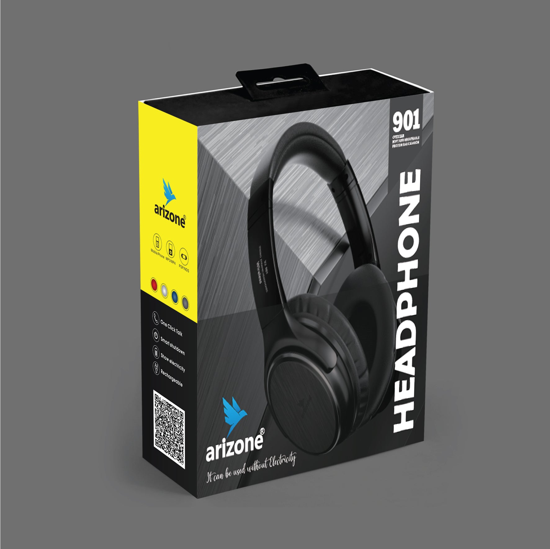 Arizone® RGB Color AH9 Wireless Noise Cancelling Gaming Headphones