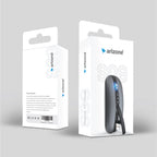 ماوس Arizone® اللاسلكي S09 مع محول USB 2.4 جيجاهرتز وبلوتوث وفأرة تمرير فائقة السرعة للكمبيوتر اللوحي