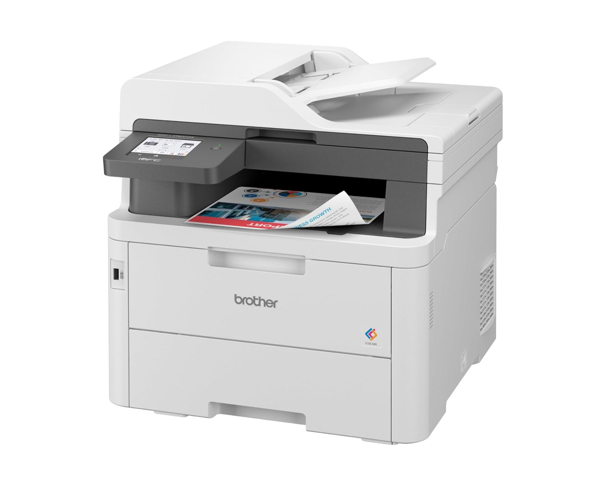 Brother MFC-L3760CDW Color Laser Printer, Print, Scan, Copy