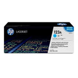 HP 123A Cyan Original LaserJet Toner Cartridge (Q3971A)