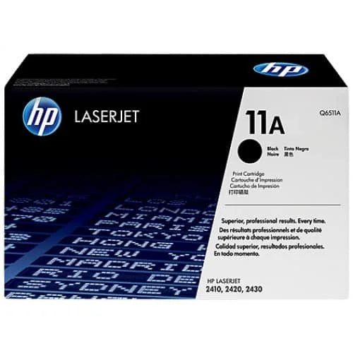 HP 11A Black Original LaserJet Toner Cartridge (Q6511A)