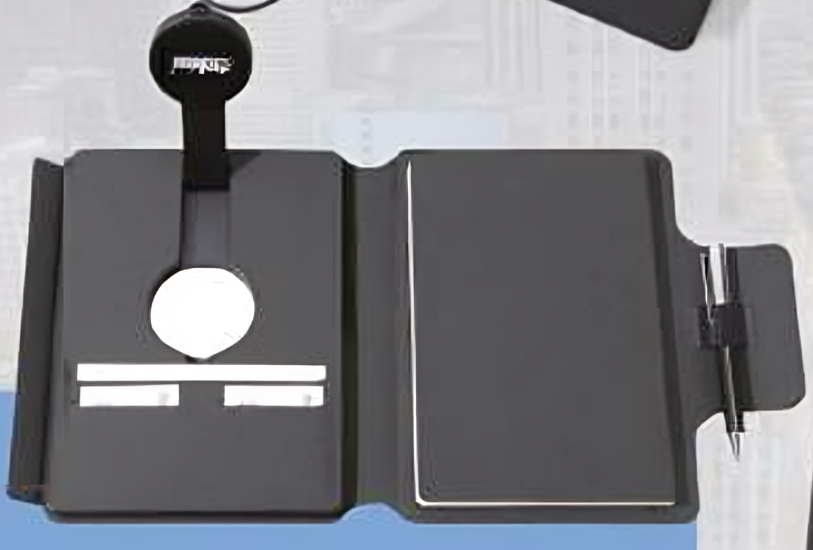 POWER BANK WITH CARD HOLDER  WIRELESS A5 ORGANIZER