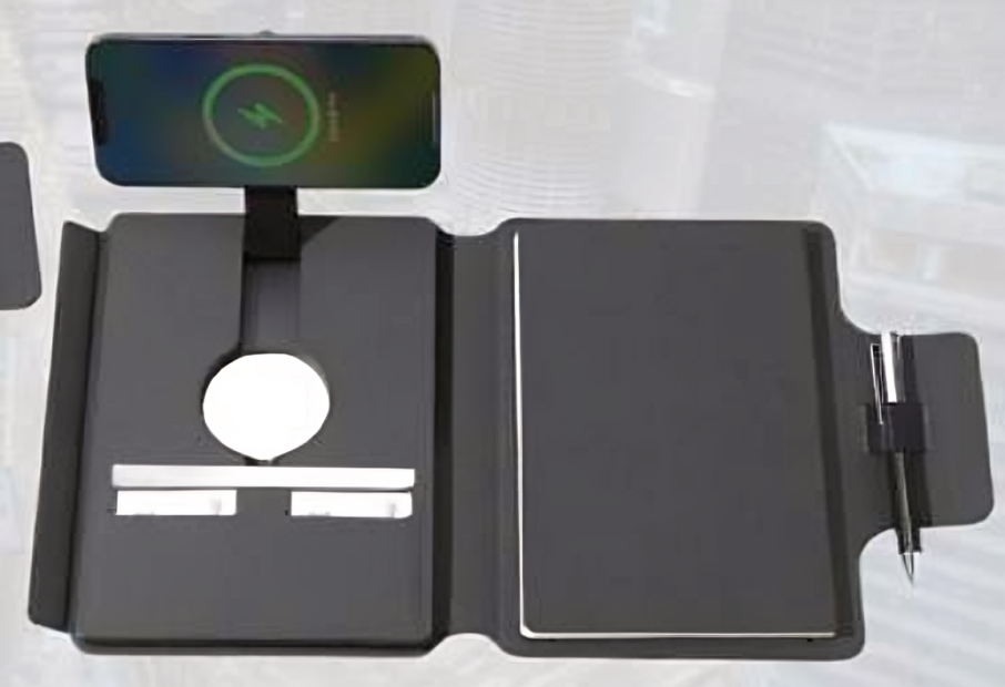 POWER BANK WITH CARD HOLDER  WIRELESS A5 ORGANIZER Main image