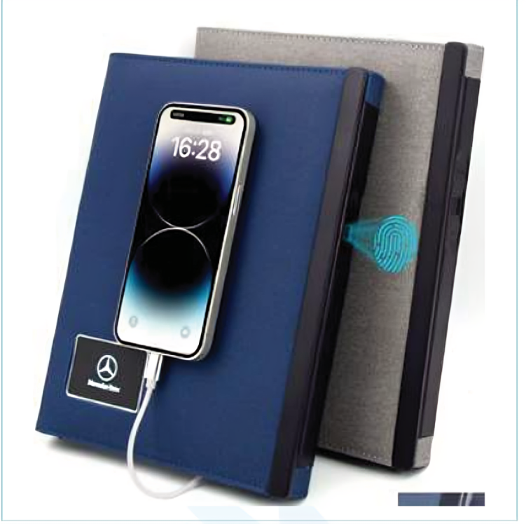 TYPE-C CHARGER POWERBANK NOTEBOOK WITH FINGER PRINT Main image