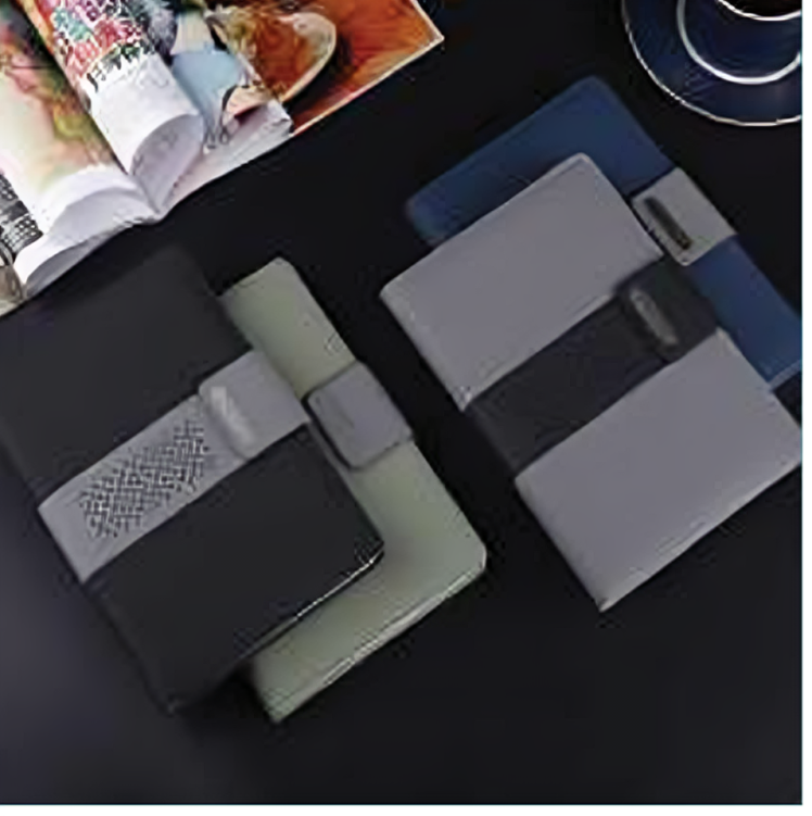 POWER BANK NOTEBOOK WITH SILICONE STRAP & LIGHTING LOGO