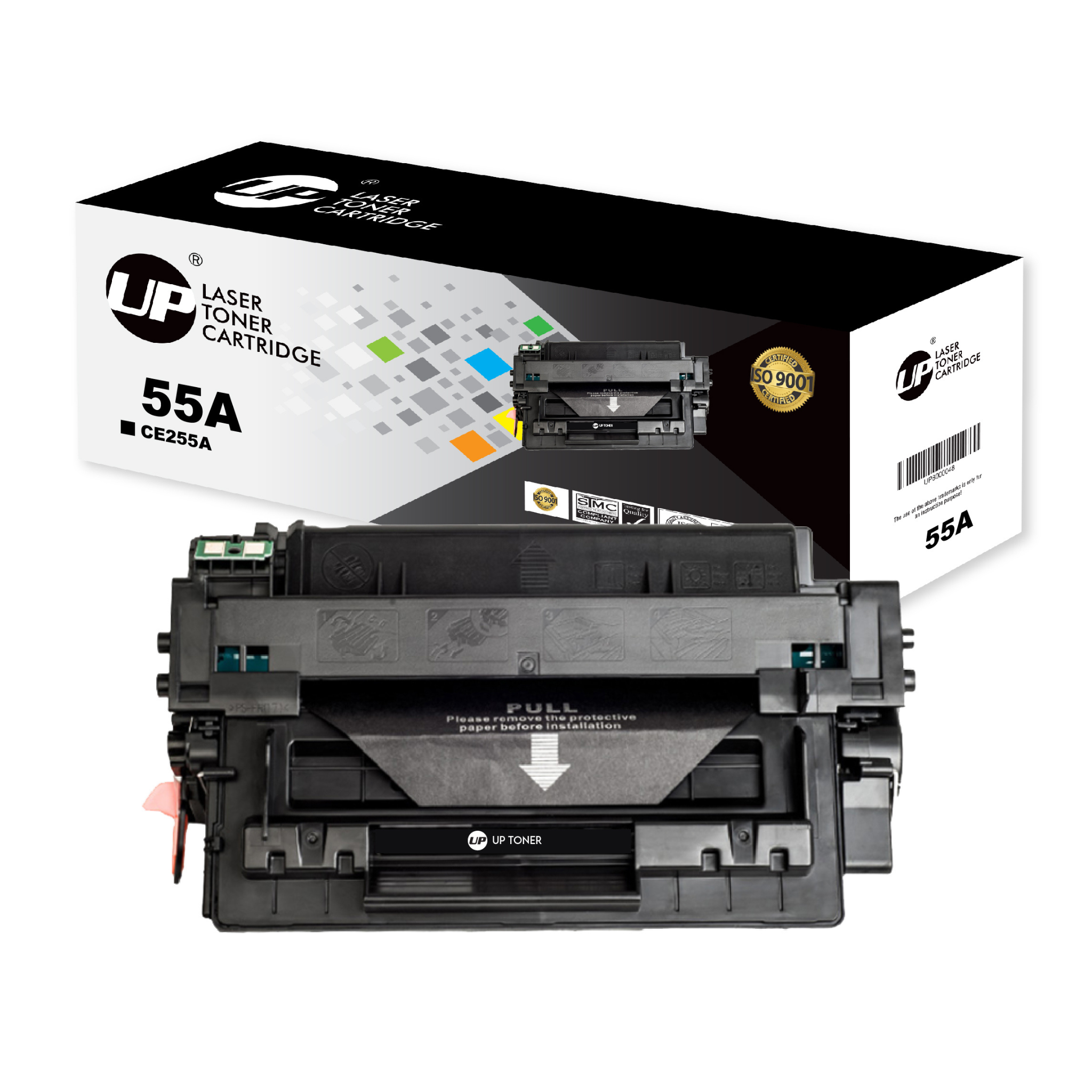 UP TONER 55ACE255A For LaserJet Enterprise 500 MFP M525 M521 P3015 LBP6750 LBP3580 Printers Black Main image