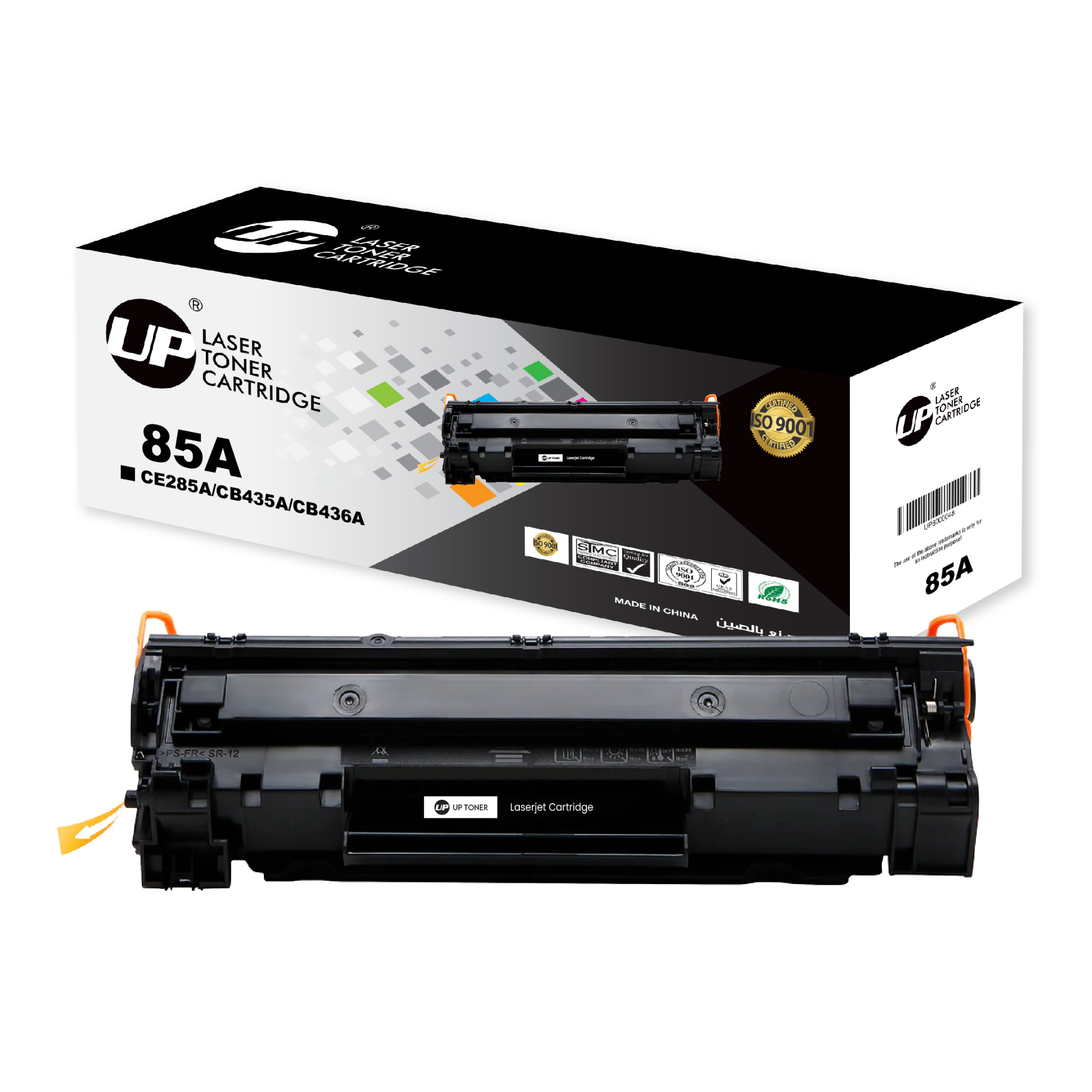 UP TONER 85A CE285A For HP Laserjet Pro M1132 M1210 M1212nf M1214nfh M1217nfw P1100 P1102 P1109w P1005 P1006 P1102W Black
 Main image