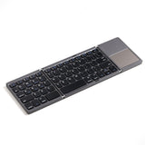 Arizone Ultra Thin Mini Bluetooth 3.0 Foldable Wireless Keyboard 