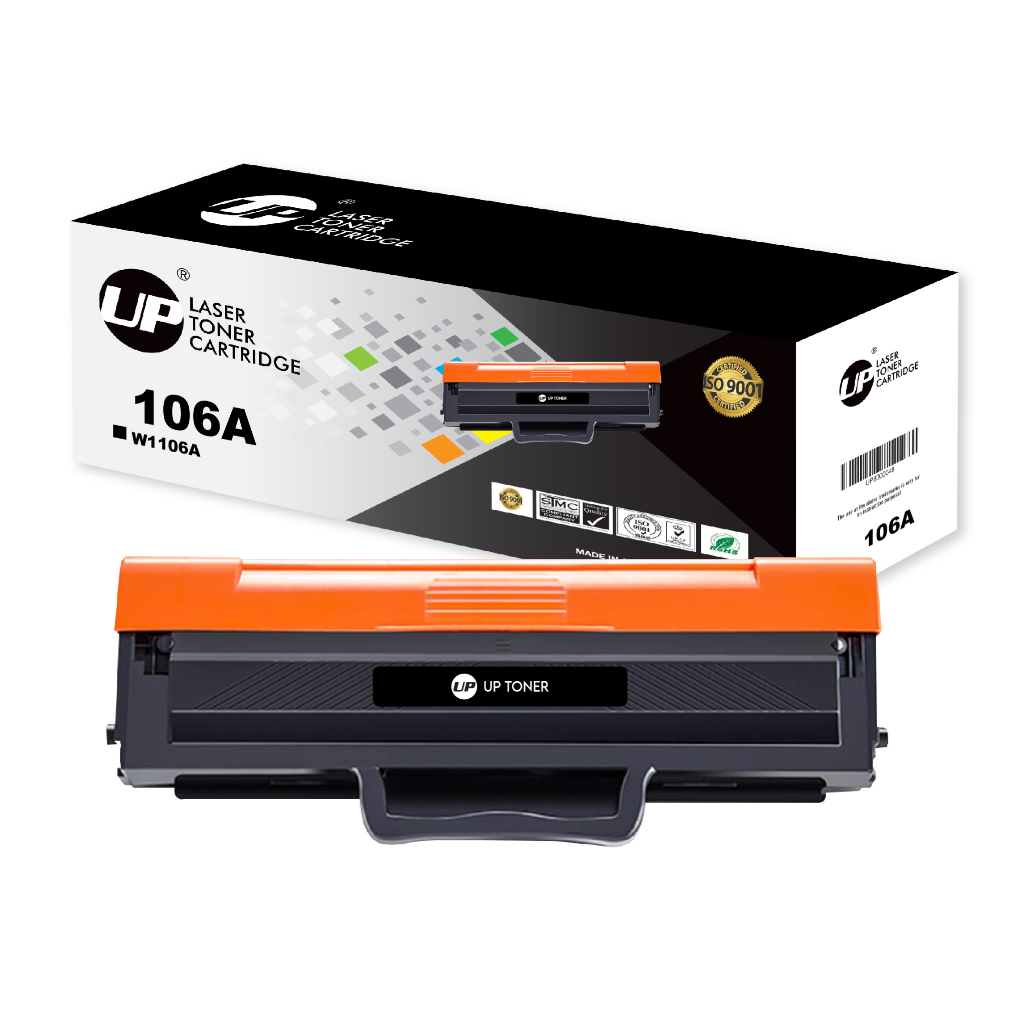 UP TONER 106A W1106A WITH CHIP BLK