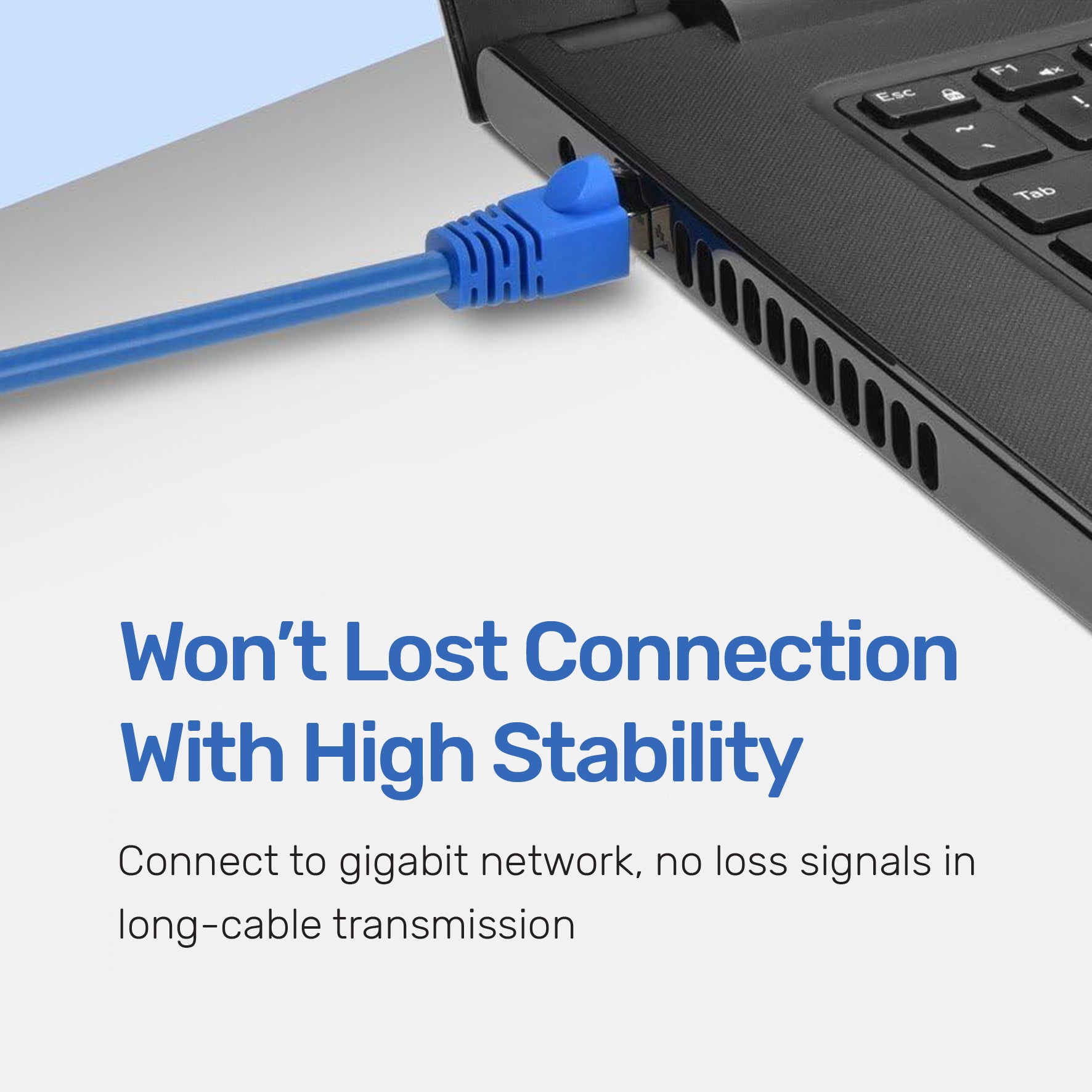 UP CAT6 CABLE UTP 305M BLUE  Bulk cable, 23 AWG Communication Networking -(UTP) Cat 6 Self Roll-up Reels HIGH-SPEED cable 6pcs RJ45 socket included (CAT6 UTP Regular, 305m)