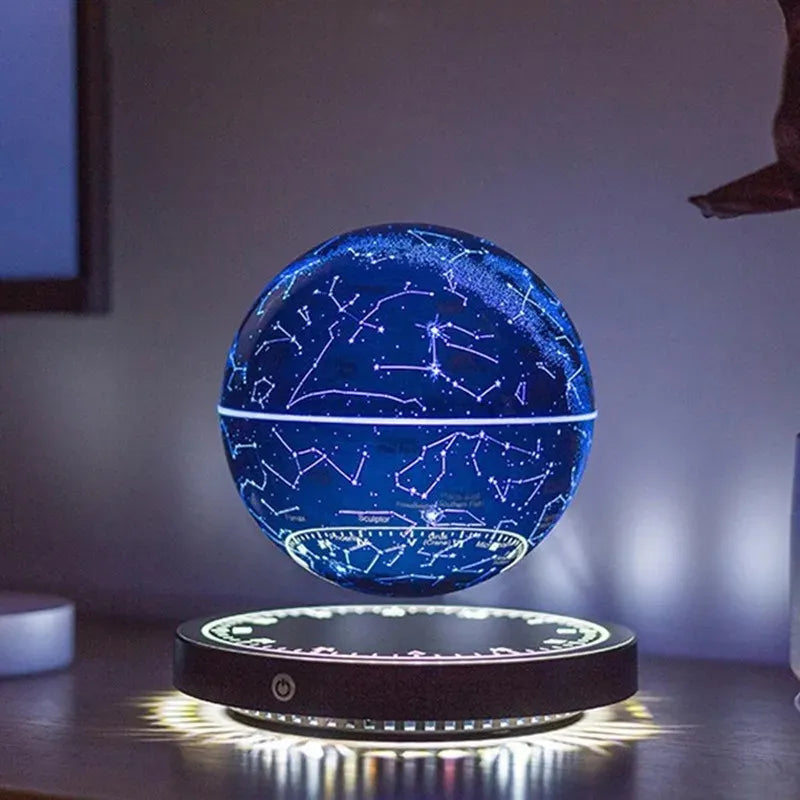Levitating Lamp Magnetic Globe LED Earth Floating Lamp Rotating Globe Bedside Lights