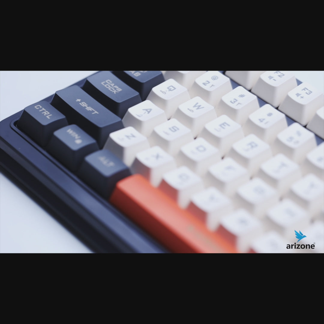 Arizone® Gaming Keyboard,Wired RGB K90 with 94 Keys Independent Volume Knob.Compact Keyboard for PC/Mac Gamer, Typist, Travel, Easy Carry on Trip