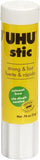 UHU STIC, The Proven Glue Stick - Glues strongly, quickly and permanently, without solvent, 21g, 12pcs, White