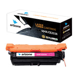 Arizone Toner Cartridges Replacement for HP 504A CE250A CE251A CE252A CE253A 504X for Use with HP Color LaserJet CP3525 CP3525N CP3525DN CP3525X CM3530 CM3530TS Printer, Magenta