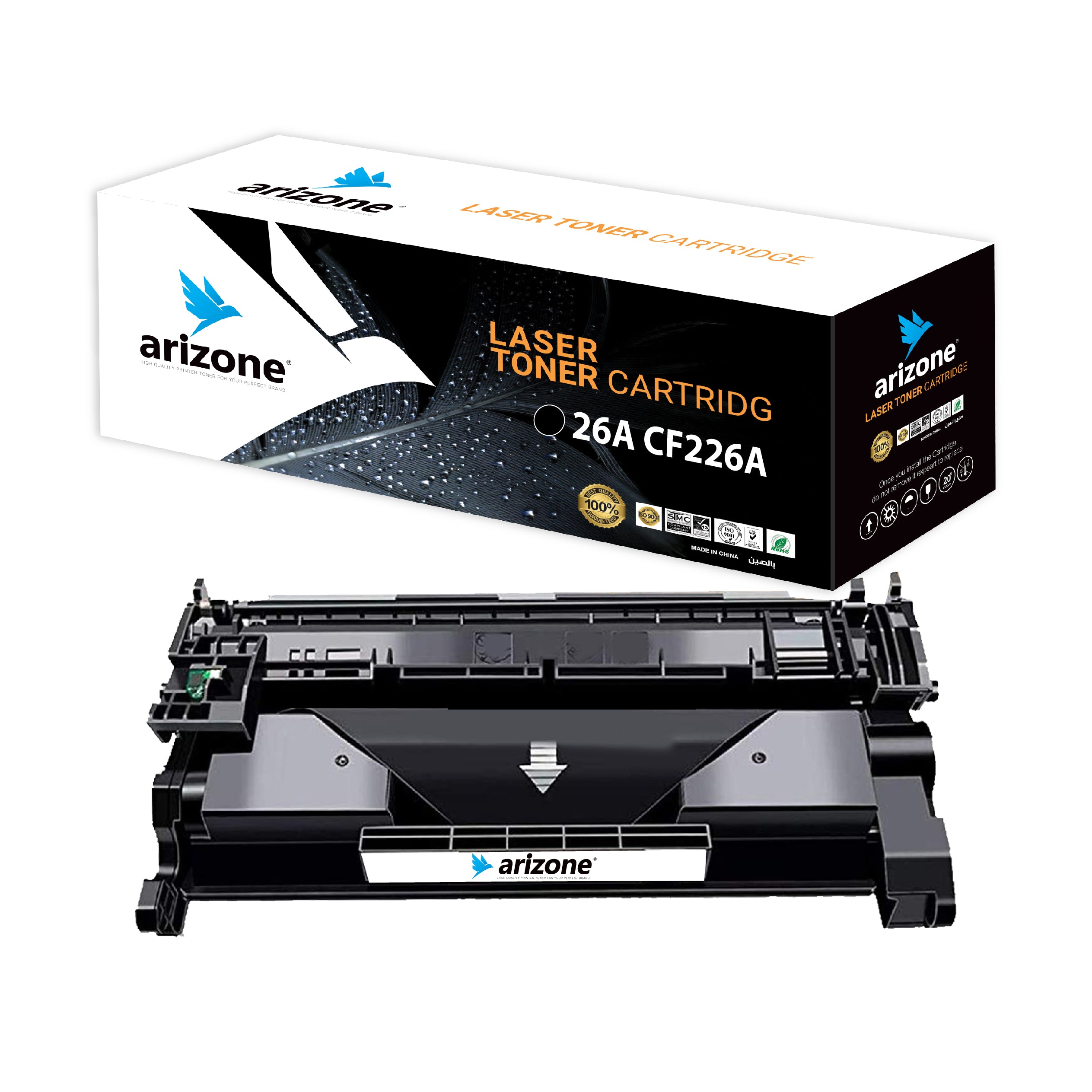 Arizone Toner Cartridge Replacement for HP 26A CF226A Cartridge for HP Laserjet Pro M402n M402dn M402dw M402d HP Laserjet Pro MFP M426dw M426fdw M426fdn Printer Black.