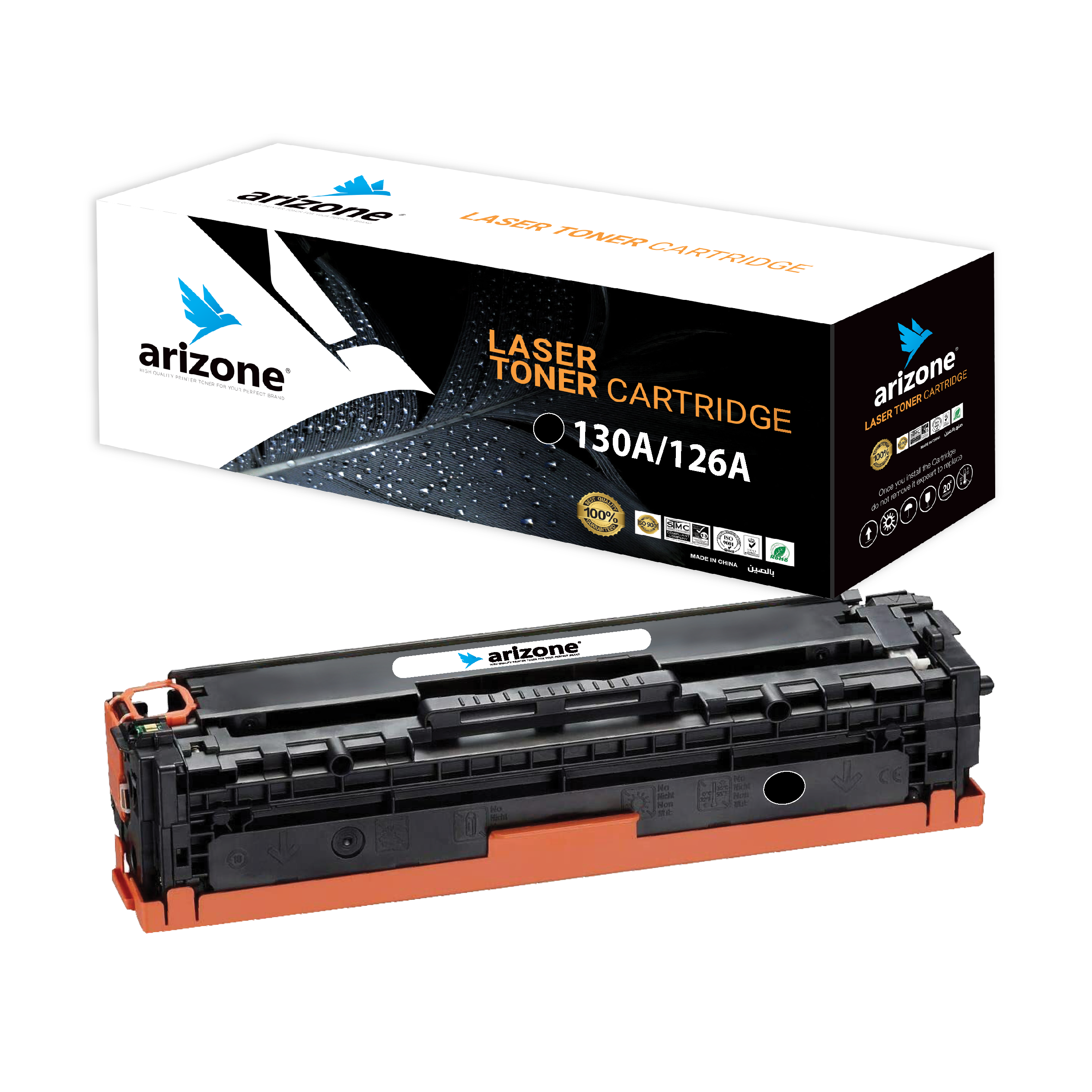 Arizone Toner Cartridges CE310A 126A for for HP Color Laserjet CP1021 CP1022 CP1023 CP1025 CP1025nw CP1026nw CP1027nw CP1028nw Pro CP1020 CP1021 CP1022 CP1023 CP1025 Black