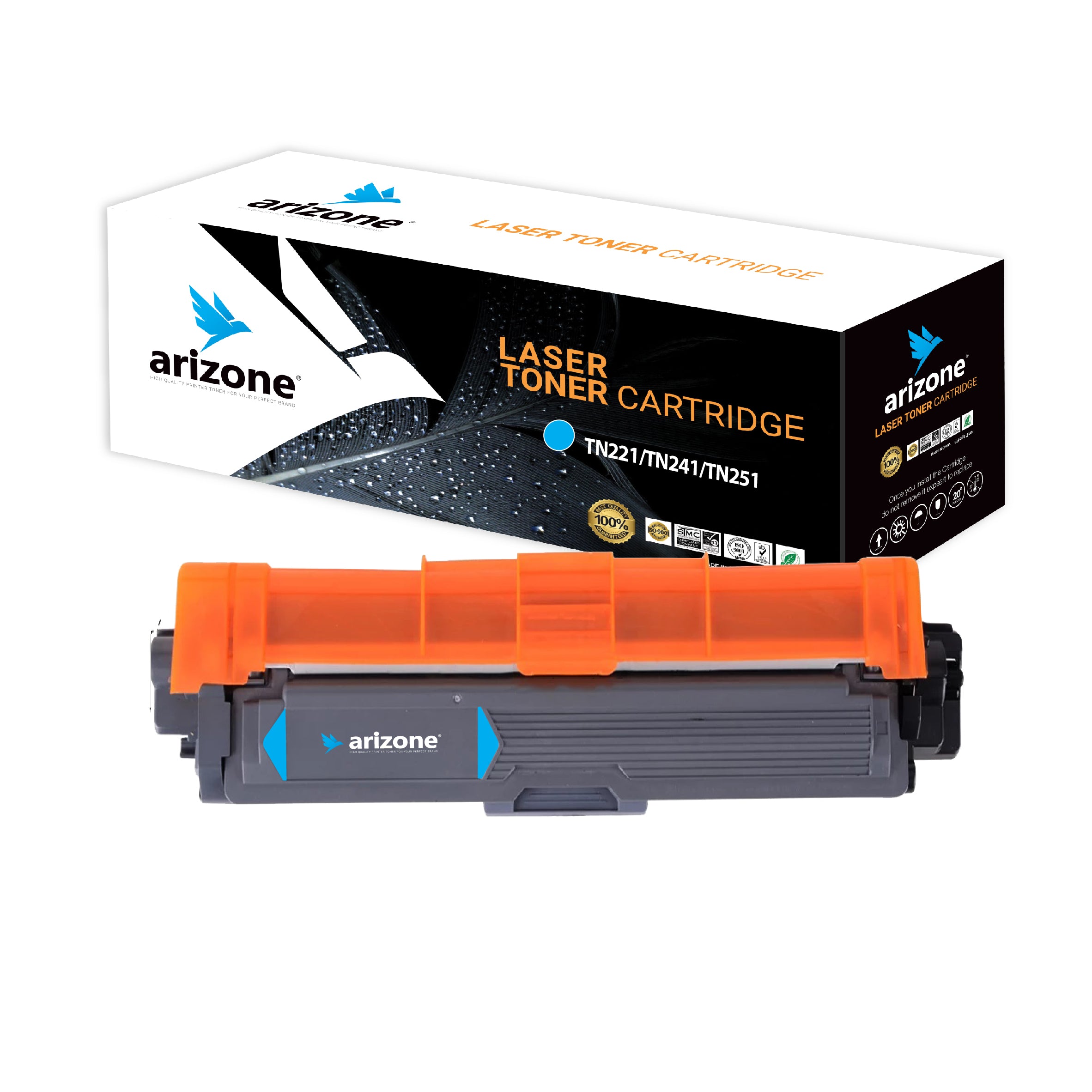 Arizone Toner Cartridges TN221/TN241/TN242/TN251/TN261/TN281 Cyan