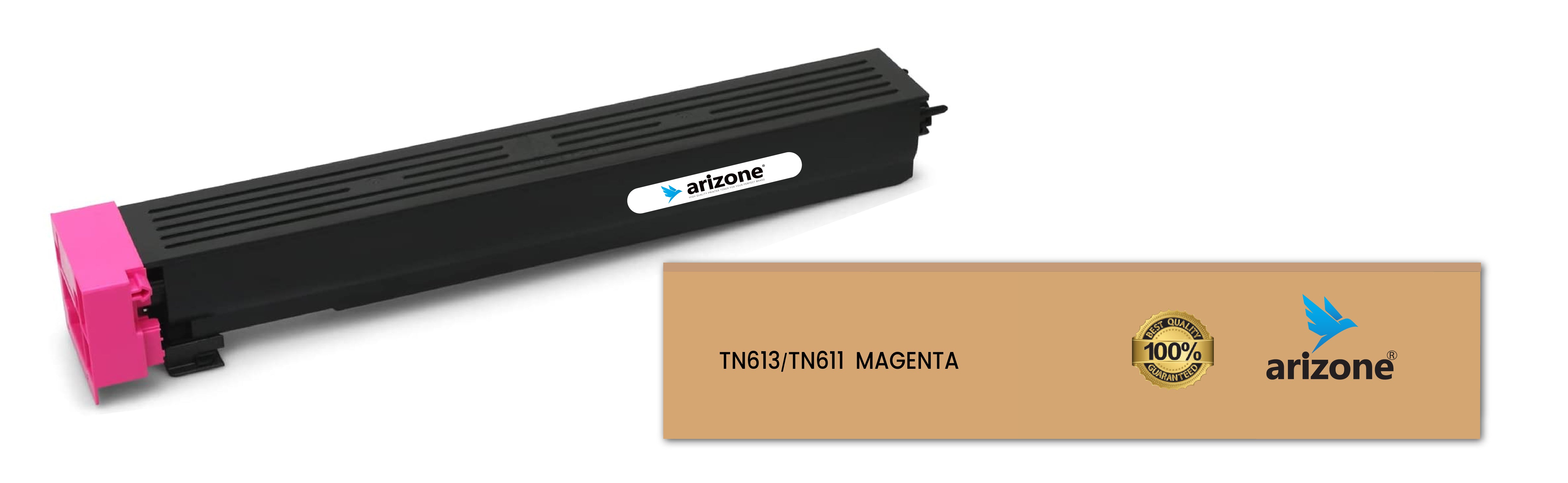Arizone TONER CARTRIDGE TN613/TN611 Magenta Suitable for  Konica Minolta bizhub C452 C552 C652