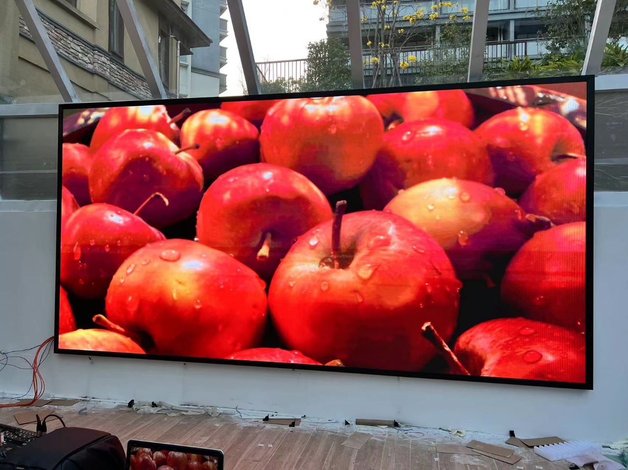 وحدة شاشة حائط LED خارجية P4 320x160 مم