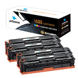 Arizone Toner Cartridge Replacement for HP 201A CF400A CF401A CF402A CF403A of HP Color Laserjet Pro MFP M277n M277dw M277c6 M274n Pro M252dw M252n (4 color pack)