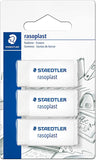 Staedtler Rasoplast 526 B3 Bk3D Eraser Set (1 X Rasolplast Combi Eraser, 2 X Rasoplast Eraser)